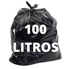 Saco De Lixo 100 Litros Preto Super Reforçado - 100 Unidades - ReyDoSacoDeLIXO