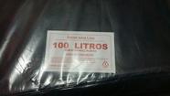 Saco De Lixo 100 Litros Reforçado Com 100 Unid Resistente