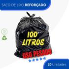 Saco De Lixo 100 Litros Uso Pesado Bem Reforçado Grosso