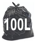 Saco De Lixo 100 Lts Preto - 100 Unidades - Resistente