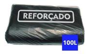 Saco De Lixo 100 Lts Preto Reforçado 90x105 Pct C/ 5kg