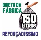 Saco De Lixo 150 Litros 400 Un Preto Reforçadíssimo