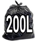 Saco De Lixo 200 Litros Preto Reforçado 100 Unid Fabricant