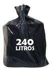Saco De Lixo 240 Litros Super Reforcado 100 Unidades Lx240