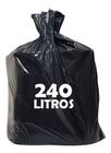 Saco De Lixo 240 Litros Super Reforcado 100 Unidades Lx240