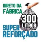 Saco De Lixo 300 Litros 200 Un Preto Super Reforçado