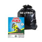 Saco de lixo 50 litros c/ 10 unidades Super Black