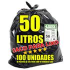 Saco de Lixo 50 Litros - Lixex - 10 pacotes ( 100 sacos)