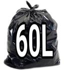 Saco De Lixo 50 Litros Preto Reforçado 100Un