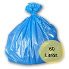 Saco De Lixo 60 Litros Azul C/100 Unidades