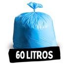 Saco De Lixo 60 Litros Cor Azul Uso Leve C/ 100 Unidades - RAY