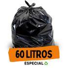 Saco De Lixo 60 Litros Especial Cor Preto C/100 un