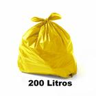Saco de Lixo Amarelo 200 Litros com 25 Unidades - Formaplas