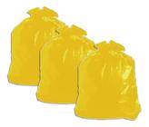 Saco De Lixo Amarelo 60l Pacote Com 100 Kit 3