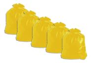 Saco De Lixo Amarelo 60l Pacote Com 100 Kit 5