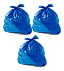 Saco De Lixo Azul 20l Pacote Com 100 Kit 3