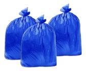 Saco De Lixo Azul 40l Pacote Com 100 Kit 3