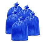 Saco De Lixo Azul 40l Pacote Com 100 Kit 5