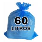 Saco de Lixo Azul 60 Litros com 100 unidades - Casa Limpa