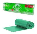 Saco De Lixo Biodegradavel - Verde - 15l - 240unid -biobags