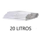 Saco De Lixo Branco 20 Litros - Pacote Com 100 Und.