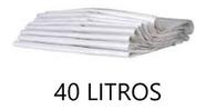 Saco De Lixo Branco 40 Litros - Pacote Com 100 Und. - HIGIPACK