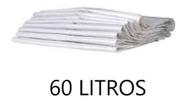 Saco De Lixo Branco 60 Litros - Pacote Com 100 Und.