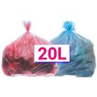 Saco De Lixo Colorido 20l 50 Unid