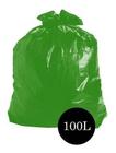 Saco De Lixo Comum Verde 100lts Pct C/100 Un
