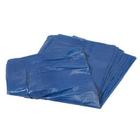 Saco de Lixo Econômico 60L Azul 53x70cm 0,004 PT 100 UN Poliplast