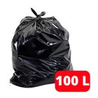 Saco de Lixo Preto 100 Litros com 100 Unidades