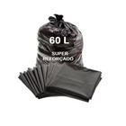 Saco de lixo - preto - 60 litros - super reforçado - 100 unidades