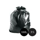 Saco de Lixo Preto P.5 100LTS PCT C/100 UN - Rr plasticos