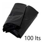 Saco De Lixo Preto Reforçado 100 Litros - Pacote 100 Und. - HIGIPACK