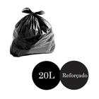 Saco de Lixo Reforçado Preto 20LTS PCT C/100 UN - VRC Plásticos