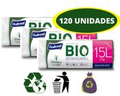 Saco de Lixo Resistente Citronela 15 lts 120 Unidades