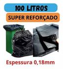 Saco de lixo super forte baianinha 100 litros