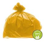 Saco De Lixo Super Leve 100l Amarelo 0,02mm 100un