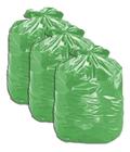 Saco De Lixo Verde 60l Pacote Com 100 Kit 3 - Medem