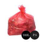Saco de Lixo Vermelho P.5 100LTS PCT C/100 UN - Rr plasticos
