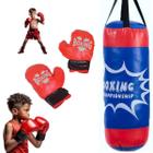 Saco De Pancada Boxing Championship 42 Cm + 1 Par De Luvas - Tesla Store