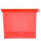 Saco de Silicone Freezer e Micro-Ondas Vermelho 28X20,7CM 1,5L - Hauskraft