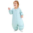 Saco de sono bebê com pés inverno, cobertor vestível com pernas, saco para criança engrossa 2.5 TOG (18-36 meses, médio)
