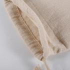 Saco de tecido, algodão cru, embalagem, presente 13x20cm C/5