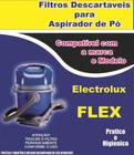 Saco Descartável para Aspirador de Pó Electrolux Flex - Pacote com 3 Unidades - VENTMAR