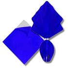 Saco express envelope metalizado ovo da pascoa metalizado azul escuro (35x35 cm.) c/ 25 un.