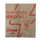 SACO KRAFT PARDO IFOOD 30 x 33 x 17,5