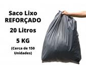 Saco Lixo 20 Litros Reforçado 5 Kg ( +/- 150 ) Resistente