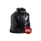 Saco lixo preto 50L REFOR 15uni Artese