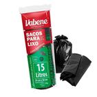 Saco Lixo Preto Reforcado 15l 40un / Rolo Vabene Reciclado